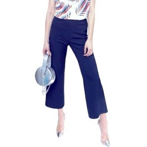 Julie Brown NYC Navy‎ Blue Ahoy Wide Leg Knit Pants   Sz 6